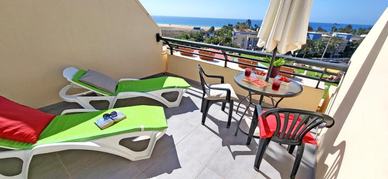 Ferienwohnung Buena Vista - Morro Jable - Meerblick - Pool Buitenkant foto