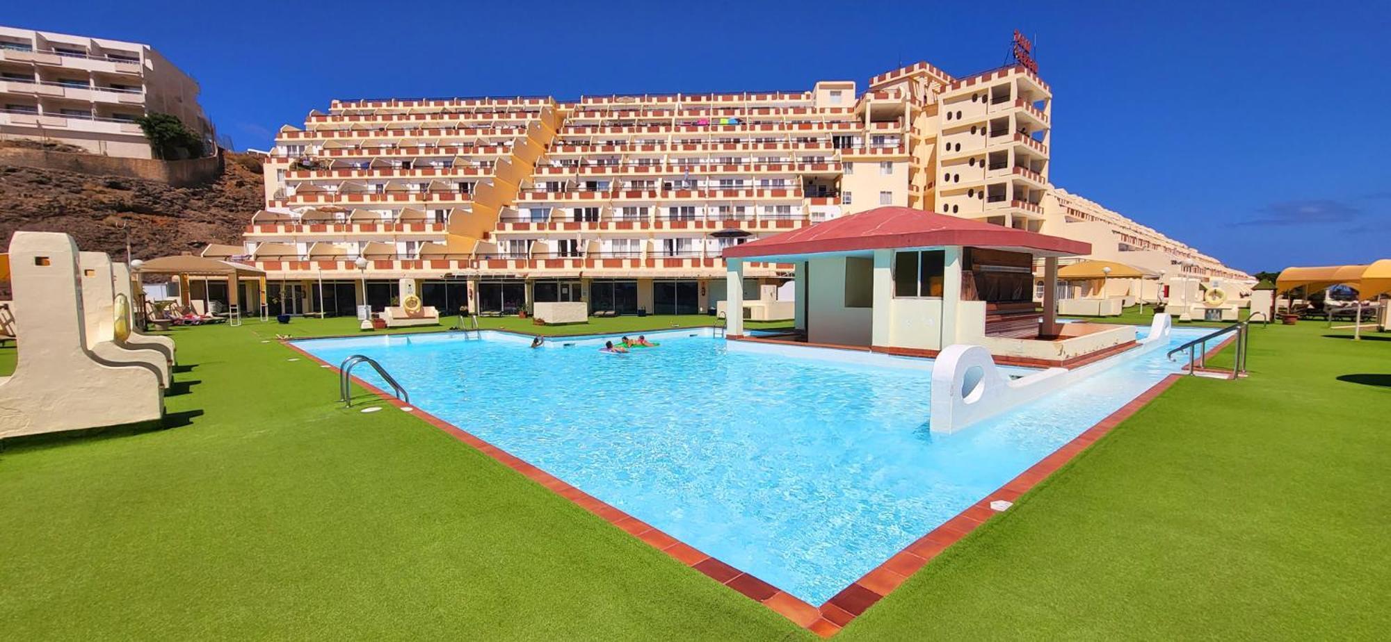 Ferienwohnung Buena Vista - Morro Jable - Meerblick - Pool Buitenkant foto